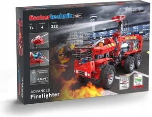 Firefighter - Wóz strażacki fischertechnik z wodną sikawką w 3 wersjach zabudowy - Klocki - miniaturka - grafika 1