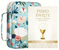 Religia i religioznawstwo - Biblia Tysiąclecia Pamiątka I Komunii Świętej wraz z torbą na suwak i uchwytem - miniaturka - grafika 1