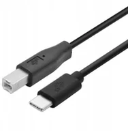 Kable USB - Kabel USB CM-BM 1.8m czarny drukarkowy - miniaturka - grafika 1