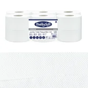 Papier toaletowy - Papier toaletowy premium mini jumbo długi 145m 2 warstwy Blukysoft Premium 12rolek - miniaturka - grafika 1