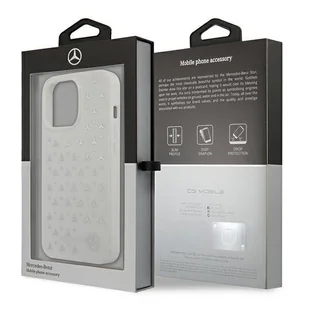 Mercedes MEHCP13XESPWH iPhone 13 Pro Max 6,7" biały/white hardcase Silver Stars Pattern - Etui i futerały do telefonów - miniaturka - grafika 8
