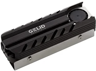 Gelid IceCap Pro M.2 Black, czarny radiator z termopadami na dyski (HS-M2-SSD-22) - Chłodzenie procesora - miniaturka - grafika 1