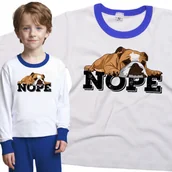 Piżamy dla dziewczynek - Piżama dziecięca Buldog Angielski Nope Foch 98/104 - VoloDonum - miniaturka - grafika 1