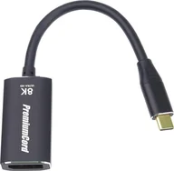 Kable USB - Kabel USB PremiumCord PREMIUMCORD Adaptér USB-C na DisplayPort DP1.4 8K@60Hz a 4k@120Hz - miniaturka - grafika 1