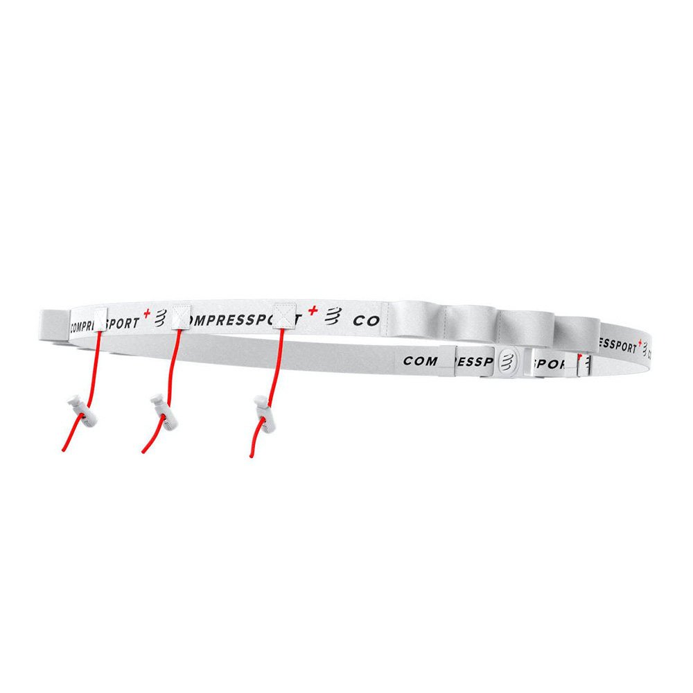 Compressport Race Belt U Biały (CU00013B-001)