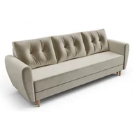 Sofy i kanapy - Beżowa sofa rozkładana W4-F40 - miniaturka - grafika 1