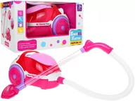 Zabawki AGD - Różowy Odkurzacz dla dzieci 3+ Efekty Świetlne Dźwiękowe + Funkcja wciągania + Styropianowe kuleczki - miniaturka - grafika 1