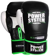 Rękawice bokserskie - Rękawice bokserskie Power System  Boxerské Rukavice Impact Evo Černé 10oz - miniaturka - grafika 1