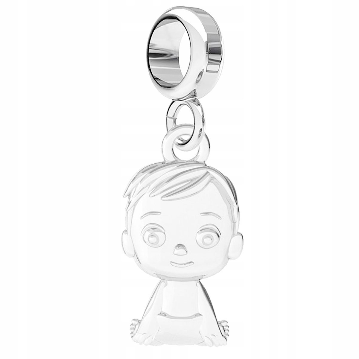 Charms Srebrny Chłopczyk Chłopiec Family Rodzina Dziecko Syn SREBRO 925