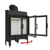 Akcesoria kominkowe - Domykanie Drzwiczek Kominka Nadia Prawostronnie - miniaturka - grafika 1