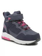 Buty dla dziewczynek - CMP Śniegowce Kids Hadil Leather Wp Urban Shoes 3Q84524 Granatowy - miniaturka - grafika 1