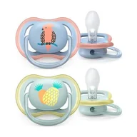 Smoczki uspokajające - Avent Philips Ultra Air smoczek uspokajający 6-18m 2 sztuki [SCF085/12] - miniaturka - grafika 1