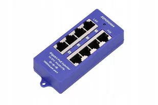 ExtraLink 4 Port 802.3af PoE Injector 1 GbE 12v~57v DC - Patchcordy - miniaturka - grafika 3