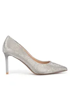 Czółenka - Jenny Fairy Szpilki WFA3004-2 Srebrny - miniaturka - grafika 1