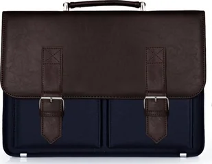 Solome GRANATOWA AKTÓWKA TECZKA LISTONOSZKA SOLOME - Teczki i aktówki - miniaturka - grafika 1