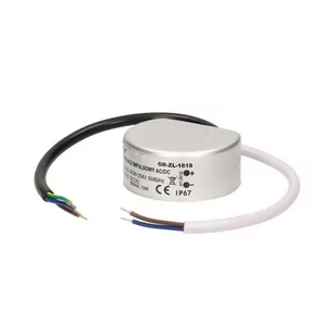 Orno Zasilacz LED dopuszkowy 12V DC 10W 0,8A IP67 OR-ZL-1618 - Akcesoria do oświetlenia - miniaturka - grafika 2