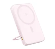 Powerbanki - Baseus PicoGo Qi2 5000mAh 20W Różowy - miniaturka - grafika 1