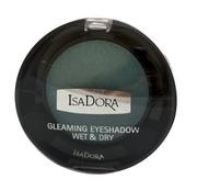 Cienie do powiek - IsaDora Gleaming Eyeshadow Wet & Dry, cień do powiek 89 Golden Petrol, 2,1 g - miniaturka - grafika 1