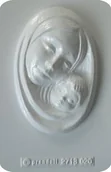 Akcesoria rzeźbiarskie - Forma do odlewów gipsu, Madonna, 1 element - miniaturka - grafika 1