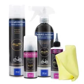 Akcesoria rowerowe - Zestaw kosmetyków rowerowych: Piana + Środek do czyszczenia + Olej + Preparat - miniaturka - grafika 1