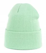 Czapki damskie - Czapka Zimowa Damska Męska Beanie Podwijana Uniwersalna Casualowa Jesienna - miniaturka - grafika 1