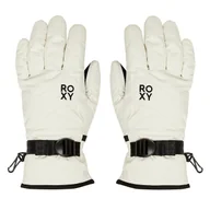 Rękawice narciarskie - Rękawice snowboardowe Roxy Jetty Solid ERJHN03267 Biały - miniaturka - grafika 1