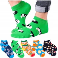 Skarpetki damskie - Kolorowe STOPKI DZIECIĘCE SKARPETKI 39-42 5 par - miniaturka - grafika 1