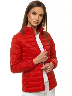 Kurtka przejściowa damska czerwona OZONEE JB/JP1141 - Ozonee - Kurtki damskie Kurtka przejściowa damska czerwona OZONEE JB/JP1141 - Ozonee - Kurtki damskie - miniaturka - grafika 1