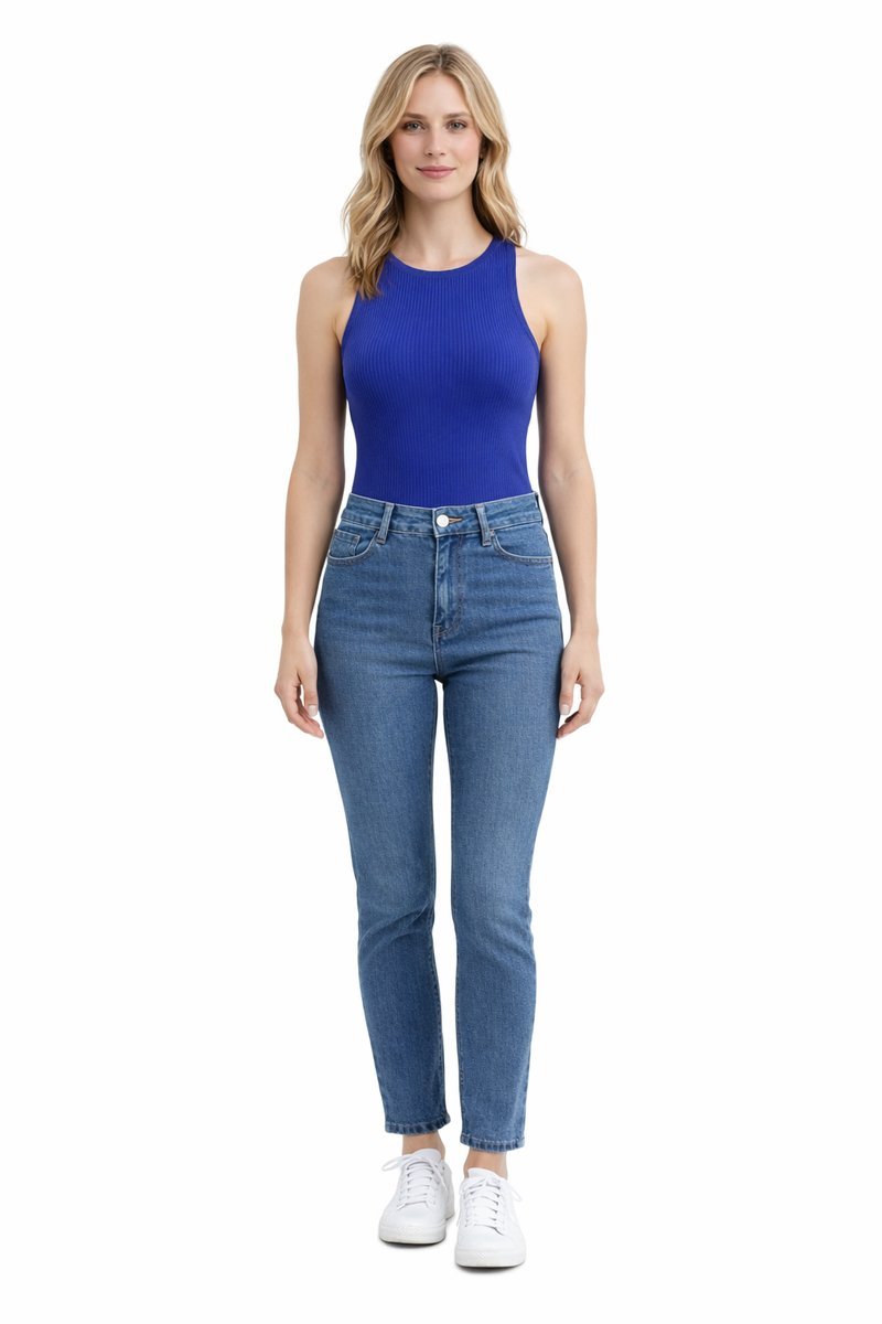 MORGAN DAMSKIE SPODNIE JEANSOWE NIEBIESKIE DŁUGIE 34 I4A