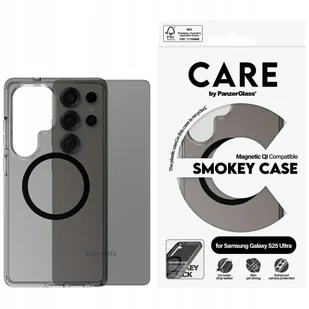 PanzerGlass Etui CARE by Flagship Urban Combat Qi do Galaxy S25 Ultra, przydymione z czarną ramką - Etui i futerały do telefonów - miniaturka - grafika 1