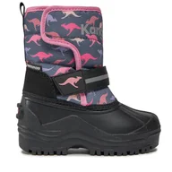 Buty dla dziewczynek - Śniegowce KangaRoos K-Shell II 02223 000 6302 Różowy - miniaturka - grafika 1