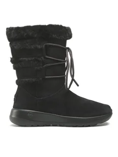 Skechers Buty Skechers On The Go Joy Cyclone Czarny - Botki damskie - miniaturka - grafika 1
