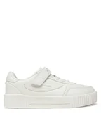 Buty dla dziewczynek - Fila Sneakersy MILENA VELCRO FFK0242_13033 Biały - miniaturka - grafika 1
