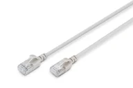 Patchcordy - Digitus CAT 6A klasa Ea, F/FTP, skrętka patch, Cu, LSZH, AWG 32/7, długość: 0,5 m, szary - miniaturka - grafika 1