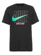 Koszulki sportowe męskie - Nike Koszulka sportowa w kolorze czarnym - miniaturka - grafika 1