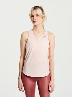 Saucony Top sportowy "Pinnacle" w kolorze jasnoróżowym - Koszulki sportowe damskie - miniaturka - grafika 1