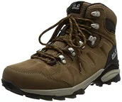 Kozaki damskie - Jack Wolfskin Refugio Texapore Mid Shoes Women, brązowy UK 7 | EU 40,5 2021 Trapery turystyczne 4050871-5238070 - miniaturka - grafika 1