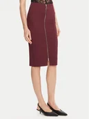 Spódnice - Patrizia Pepe Spódnica ołówkowa 8G0485 A025 Bordowy Regular Fit - miniaturka - grafika 1