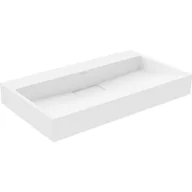 Umywalki - Mexen Ava umywalka nablatowa z konglomeratu B/O 80 x 46 cm, biała - 23018000 - miniaturka - grafika 1