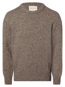 Swetry męskie - Gant - Sweter męski, brązowy|szary - miniaturka - grafika 1