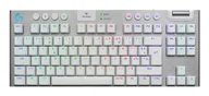 Klawiatury - Logitech G G915 X LIGHTSPEED klawiatura Gaming USB + RF Wireless + Bluetooth AZERTY Francuski Biały 920-012734 - miniaturka - grafika 1