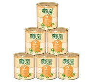 Mokra karma dla psów - Dehner Fine Nature Hundefutter Adult, Huhn, 6 X 800 G (4800 G) - miniaturka - grafika 1