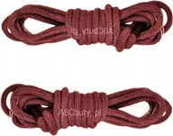 Akcesoria obuwnicze - BRĄZOWE Okrągłe Sznurówki do Adidasów Sneakersów Glanów Sznurowadła 180 cm - miniaturka - grafika 1