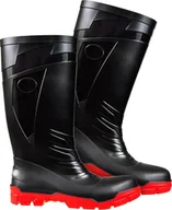 Obuwie robocze - Buty bezpieczne - M&C® kolor czarno-czerwony roz.47 - miniaturka - grafika 1
