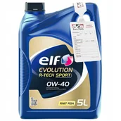 Oleje silnikowe - Elf Evolution RTech Sport 0w40 5L zawieszka serwisowa - miniaturka - grafika 1
