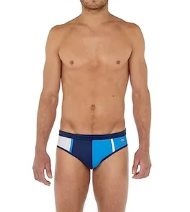JANSON Waterpolo Swim Briefs, niebieskie, granatowe i białe, S męskie, Niebieski, granatowy i biały, S - Kąpielówki męskie - miniaturka - grafika 1
