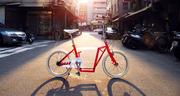 Hulajnogi - The-Sliders Lite Burgundy Red gustowny i komfortowy, składany rower, hulajnoga 2w1, EAN 0590987662310 - miniaturka - grafika 1