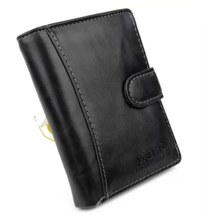 Portfel Męski WILD E-skóra Duży Pionowy Z Zapięciem WI1141-1 - Portfele - miniaturka - grafika 3