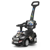 Jeździki dla dzieci - Milly Mally Pojazd / Jeździk Happy Czarny - miniaturka - grafika 1