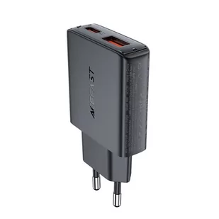 Ładowarka sieciowa Acefast A69 PD 30W GaN USB-A USB-C - czarna - Ładowarki do telefonów - miniaturka - grafika 1